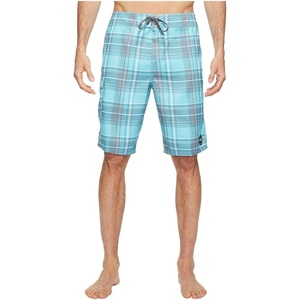 image:imageONeill Mens 21 Inch Outseam Ultrasuede Swim Boardshort Turquoise Plaid 30Turquoise Plaid