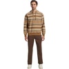 image:imageONEILL Mens Bavaro Stripe Pullover SweatshirtDark Khaki