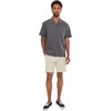 image:imageONEILL Mens Reserve Light Check Elastic Waist 18 Inch Hybrid Shorts  Lightweight Stretch Fabric Hyperdry WaterRepellentLight Khaki