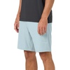image:imageONEILL Mens Reserve Light Check Elastic Waist 18 Inch Hybrid Shorts  Lightweight Stretch Fabric Hyperdry WaterRepellentStone Blue