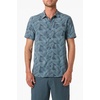 image:imageONEILL Mens TRVLR Perforated Printed Standard Fit Shirt Lightweight Performance ComfortBlue