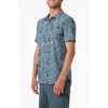 image:imageONEILL Mens TRVLR Perforated Printed Standard Fit Shirt Lightweight Performance ComfortBlue