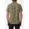 image:imageONEILL Mens TRVLR Perforated Printed Standard Fit Shirt Lightweight Performance ComfortDark Olive