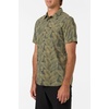 image:imageONEILL Mens TRVLR Perforated Printed Standard Fit Shirt Lightweight Performance ComfortDark Olive