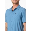 image:imageONEILL Mens TRVLR Perforated Standard Fit Shirt  Breathable QuickDry Moisture WickingCaptains Blue