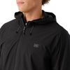image:imageONEILL Mens TRVLR Stretch ZipUp Windbreaker Jacket  Standard Fit Water Resistant Jacket for Men with Hood and PocketsBlackXL