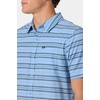 image:imageONEILL Mens UPF Slub Relaxed Short Sleeve Woven ShirtBlue Glass