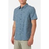 image:imageONEILL Mens UPF Slub Relaxed Short Sleeve Woven ShirtDark Slate