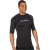 image:imageONeill Mens Basic Skins Short Sleeve Rashguard UPF 50 Sun and Rash Protection for Surfing and All Outdoor ActivitiesBlack