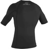 image:imageONeill Mens Basic Skins Short Sleeve Rashguard UPF 50 Sun and Rash Protection for Surfing and All Outdoor ActivitiesBlack