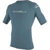 image:imageONeill Mens Basic Skins Short Sleeve Rashguard UPF 50 Sun and Rash Protection for Surfing and All Outdoor ActivitiesDusty Blue