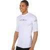 image:imageONeill Mens Basic Skins Short Sleeve Rashguard UPF 50 Sun and Rash Protection for Surfing and All Outdoor ActivitiesWhite