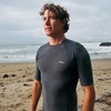 image:imageONeill Mens Basic Skins2 Short Sleeve Rashguard Shirt UPF 50 Sun and Rash Protection Tight Fit for All Water ActivitiesGraphite