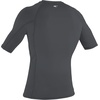 image:imageONeill Mens Basic Skins2 Short Sleeve Rashguard Shirt UPF 50 Sun and Rash Protection Tight Fit for All Water ActivitiesGraphite