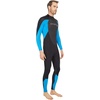 image:imageONeill Mens Epic 32mm Back Zip Full Wetsuit Durable Warmth with Good Flexibility for Surfing and All Water ActivitiesBlackBrightBlue
