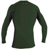 image:imageONeill Mens Premium Skins Upf 50 Long Sleeve Rash GuardDark OliveBlackDark Olive