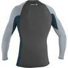 image:imageONeill Mens Premium Skins Upf 50 Long Sleeve Rash GuardGraphiteCadet BlueCool Grey