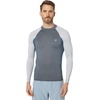 image:imageONeill Mens Premium Skins Upf 50 Long Sleeve Rash GuardGraphiteCadet BlueCool Grey
