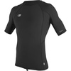 image:imageONeill Mens Premium Skins Upf 50 Short Sleeve Rash GuardBlackBlackBlack