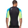 image:imageONeill Mens Premium Skins Upf 50 Short Sleeve Rash GuardBlackLimeBlue