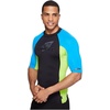 image:imageONeill Mens Premium Skins Upf 50 Short Sleeve Rash GuardBlackLimeBlue