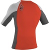 image:imageONeill Mens Premium Skins Upf 50 Short Sleeve Rash GuardNeonredGraphiteLunar