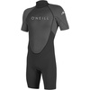 image:imageONeill Mens Reactor2 2mm Back Zip Short Sleeve Spring Wetsuit Lightweight Warmth and Flexibility for All Water ActivitiesBlackGraphite