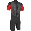image:imageONeill Mens Reactor2 2mm Back Zip Short Sleeve Spring Wetsuit Lightweight Warmth and Flexibility for All Water ActivitiesBlackRed 5124a