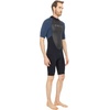 image:imageONeill Mens Reactor2 2mm Back Zip Short Sleeve Spring Wetsuit Lightweight Warmth and Flexibility for All Water ActivitiesBlackSlate