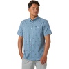 image:imageONEILL Mens Light Check Geo Standard Fit Shirt  Stretch Comfort Everyday VersatilityCaptains Blue