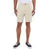 image:imageONEILL Mens Reserve Light Check Elastic Waist 18 Inch Hybrid Shorts  Lightweight Stretch Fabric Hyperdry WaterRepellentLight Khaki