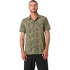 image:imageONEILL Mens TRVLR Perforated Printed Standard Fit Shirt Lightweight Performance ComfortDark Olive