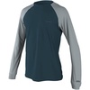image:imageONeill Mens 247 Traveler Upf 50 Long Sleeve Sun ShirtCadet BlueCool Grey