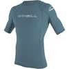 image:imageONeill Mens Basic Skins Short Sleeve Rashguard UPF 50 Sun and Rash Protection for Surfing and All Outdoor ActivitiesDusty Blue