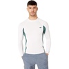 image:imageONeill Mens Premium Skins Upf 50 Long Sleeve Rash GuardWhiteTealWhite