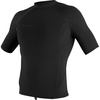 image:imageONeill Mens Reactor2 1mm Short Sleeve Pullover Wetsuit Top Lightweight Warmth Flexibility for All Water ActivitiesBlack