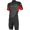 image:imageONeill Mens Reactor2 2mm Back Zip Short Sleeve Spring Wetsuit Lightweight Warmth and Flexibility for All Water ActivitiesBlackRed 5124a