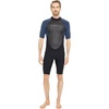 image:imageONeill Mens Reactor2 2mm Back Zip Short Sleeve Spring Wetsuit Lightweight Warmth and Flexibility for All Water ActivitiesBlackSlate