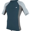 image:imageONeill Wetsuits Mens Mens Premium Skins Short Sleeve Rash GuardCadet BlueGraphiteCool Grey