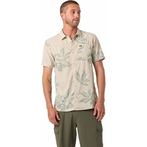 image:imageONEILL Mens TRVLR Perforated Printed Standard Fit Shirt Lightweight Performance ComfortKha2