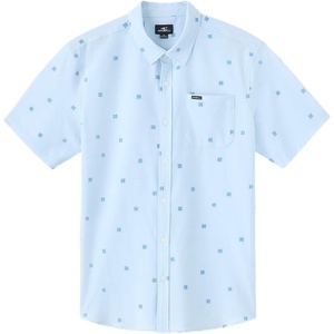 image:imageONEILL Mens UPF Slub Relaxed Short Sleeve Woven ShirtBaby Blue