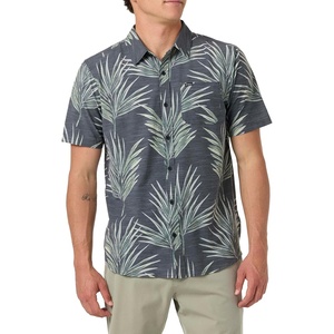 image:imageONEILL Mens UPF Slub Relaxed Short Sleeve Woven ShirtBlack 2