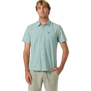 image:imageONEILL Mens UPF Slub Relaxed Short Sleeve Woven ShirtGreen