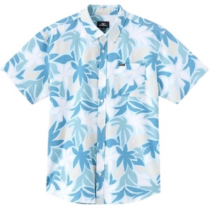 image:imageONEILL Mens UPF Slub Standard Short Sleeve Woven ShirtBaby Blue