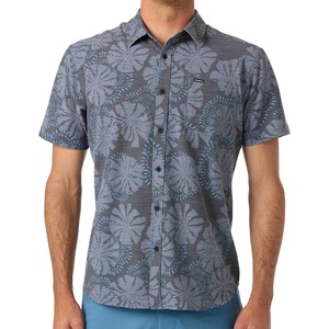 image:imageONEILL Mens UPF Slub Standard Short Sleeve Woven ShirtBlack 2