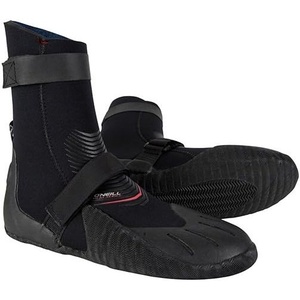 image:imageONeill Heat 5mm Round Toe Neoprene Boot with Textured Rubber Sole for Cold Water Surfing Paddleboarding SnorkelingBlack