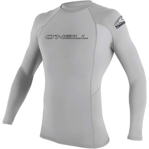 image:imageONeill Mens Basic Skins Long Sleeve Rashguard UPF 50 Sun and Rash Protection for Surfing and All Outdoor ActivitiesLunar