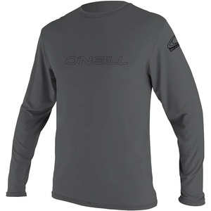 image:imageONeill Mens Basic Skins Long Sleeve Sun Shirt UPF 50 Sun and Rash Protection for Surfing and All Outdoor ActivitiesSmoke