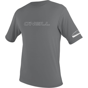 image:imageONeill Mens Basic Skins Short Sleeve Sun Shirt UPF 50 Sun and Rash Protection for Surfing and All Outdoor ActivitiesSmoke