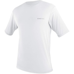 image:imageONeill Mens Basic Skins Upf 30  Short Sleeve Sun ShirtWhite